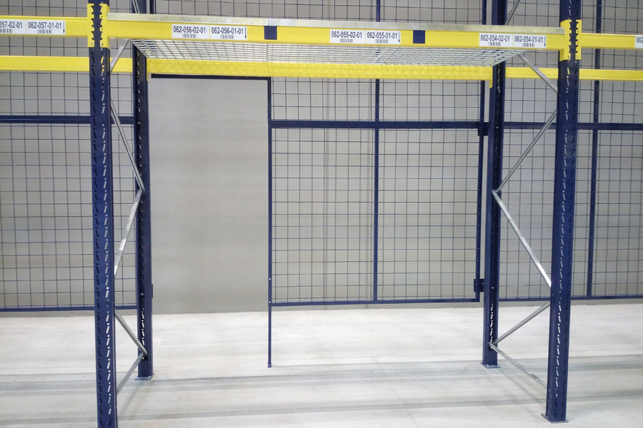 Zasítění paletových regálů